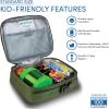 imageLone Cone Kids Insulated Lunch Box  Fun Patterns for Boys and Girls ArmyNavy Standard