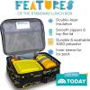 imageLone Cone Kids Insulated Lunch Box  Fun Patterns for Boys and Girls Construction Zone Standard