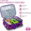imageLone Cone Kids Insulated Lunch Box  Fun Patterns for Boys and Girls PinkOSaurus Rex XLarge