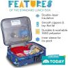 imageLone Cone Kids Insulated Lunch Box  Fun Patterns for Boys and Girls Shark Attack Standard