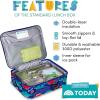 imageLone Cone Kids Insulated Lunch Box  Fun Patterns for Boys and Girls SnackOSaurus XLarge
