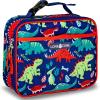 imageLone Cone Kids Insulated Lunch Box  Fun Patterns for Boys and Girls SnackOSaurus XLarge