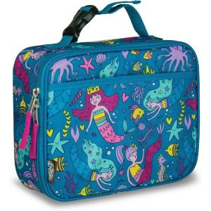 imageLone Cone Kids Insulated Lunch Box  Fun Patterns for Boys and Girls Fish  Chips Mermaids Standard