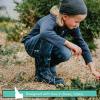 imageLone Cone Elementary Collection  Premium Natural Rubber Rain Boots with Matte Finish for Toddlers and KidsBlue Camo