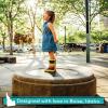 imageLone Cone Elementary Collection  Premium Natural Rubber Rain Boots with Matte Finish for Toddlers and KidsChasing Rainbows