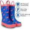 imageLone Cone Elementary Collection  Premium Natural Rubber Rain Boots with Matte Finish for Toddlers and KidsDinomite  Matte Finish