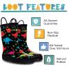 imageLone Cone Elementary Collection  Premium Natural Rubber Rain Boots with Matte Finish for Toddlers and KidsFossil Friends