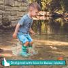 imageLone Cone Elementary Collection  Premium Natural Rubber Rain Boots with Matte Finish for Toddlers and KidsFrog Pond