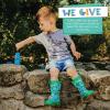 imageLone Cone Elementary Collection  Premium Natural Rubber Rain Boots with Matte Finish for Toddlers and KidsFrog Pond