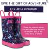 imageLone Cone Elementary Collection  Premium Natural Rubber Rain Boots with Matte Finish for Toddlers and KidsUnicorn Dreams