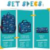 imageLone Cone Kids Backpacks for Boys ampamp Girls Sizes for Preschool Through Elementary Shark School Kit 15quot Backpack wLunch Box