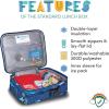 imageLone Cone Kids Backpacks for Boys ampamp Girls Sizes for Preschool Through Elementary Shark School Kit 15quot Backpack wLunch Box