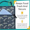 imageLone Cone Kids Insulated Fabric Lunchbag  Fun Patterns for Boys and Girls No Bones About It Standard