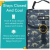 imageLone Cone Kids Insulated Fabric Lunchbag  Fun Patterns for Boys and Girls No Bones About It Standard