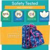 imageLone Cone Kids Insulated Fabric Lunchbag  Fun Patterns for Boys and Girls Rainbow Hearts Standard