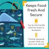 imageLone Cone Kids Insulated Fabric Lunchbag  Fun Patterns for Boys and Girls Shark Attack Standard
