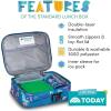 imageLone Cone Kids Insulated Lunch Box  Fun Patterns for Boys and Girls Beautiful Mermaids Standard