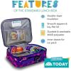 imageLone Cone Kids Insulated Lunch Box  Fun Patterns for Boys and Girls PinkOSaurus Rex Standard