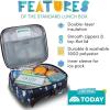 imageLone Cone Kids Insulated Lunch Box  Fun Patterns for Boys and Girls Shark Shadows Camo Standard
