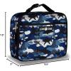 imageLone Cone Kids Insulated Lunch Box  Fun Patterns for Boys and Girls Shark Shadows Camo Standard