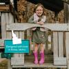 imageLone Cone Premium Natural Rubber Rain Boots for Toddlers and Kids with Solid DesignBubblegum Pink