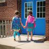 imageLone Cone School Kids Backpacks for Girls ampamp Boys Cute Toddler Backpack for Girls ampamp Boys wLaptop Sleeve  Kids Laptop Backpack 17quot tall  PinkTealPurple
