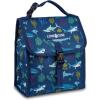 imageLone Cone Kids Insulated Fabric Lunchbag  Fun Patterns for Boys and Girls Shark Attack Standard
