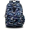 imageLone Cone School Kids Backpacks for Girls ampamp Boys Cute Toddler Backpack for Girls ampamp Boys wLaptop Sleeve  Kids Laptop Backpack 17quot tall  Shark Shadows Camo