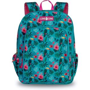 imageLone Cone School Kids Backpacks for Girls ampamp Boys Kindergarten ampamp Elementary cute Toddler Backpack for Girls ampamp Boys  Preschool Grades 13 Little Learner 15quot tall  Toucan Tango
