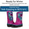 imageLone Cone Insulating All Weather Kids Mud Boots for Boys ampamp Girls  Waterproof Toddler Snow Boots  Warm Neoprene Boots for Kids  Warm Kids Muck BootsBootiful Mermaids