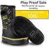 imageLone Cone Insulating All Weather Kids Mud Boots for Boys ampamp Girls  Waterproof Toddler Snow Boots  Warm Neoprene Boots for Kids  Warm Kids Muck BootsConstruction Zone