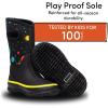 imageLone Cone Insulating All Weather Kids Mud Boots for Boys ampamp Girls  Waterproof Toddler Snow Boots  Warm Neoprene Boots for Kids  Warm Kids Muck BootsSpace Adventure