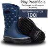 imageLone Cone Insulating All Weather Kids Mud Boots for Boys ampamp Girls  Waterproof Toddler Snow Boots  Warm Neoprene Boots for Kids  Warm Kids Muck BootsSimple Sharks