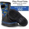 imageLone Cone Insulating All Weather Kids Mud Boots for Boys ampamp Girls  Waterproof Toddler Snow Boots  Warm Neoprene Boots for Kids  Warm Kids Muck BootsConstruction Monsters