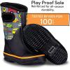imageLone Cone Insulating All Weather Kids Mud Boots for Boys ampamp Girls  Waterproof Toddler Snow Boots  Warm Neoprene Boots for Kids  Warm Kids Muck BootsRush Hour