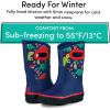 imageLone Cone Insulating All Weather Kids Mud Boots for Boys ampamp Girls  Waterproof Toddler Snow Boots  Warm Neoprene Boots for Kids  Warm Kids Muck BootsPuddleasaurus Dinosaur