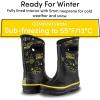 imageLone Cone Insulating All Weather Kids Mud Boots for Boys ampamp Girls  Waterproof Toddler Snow Boots  Warm Neoprene Boots for Kids  Warm Kids Muck BootsConstruction Zone
