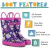 imageLone Cone Rain Boots with EasyOn Handles in Fun Patterns for Toddlers and Kids Bippity Boppity Fairy Boots 10 Toddler