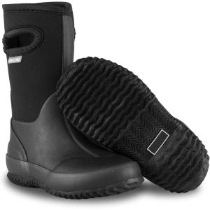 imageLone Cone Insulating All Weather Kids Mud Boots for Boys ampamp Girls  Waterproof Toddler Snow Boots  Warm Neoprene Boots for Kids  Warm Kids Muck BootsClassic Black