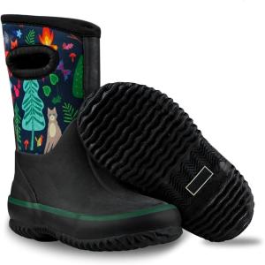 imageLone Cone Insulating All Weather Kids Mud Boots for Boys ampamp Girls  Waterproof Toddler Snow Boots  Warm Neoprene Boots for Kids  Warm Kids Muck BootsCamp